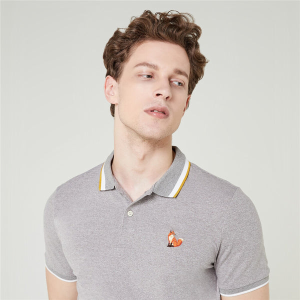 Men's Great Wave Embroidery Polo