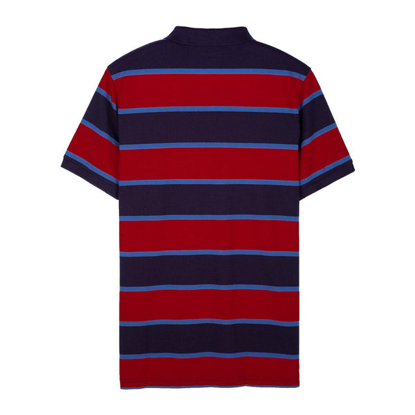 Men's Classic Embroidery Stripe Polo