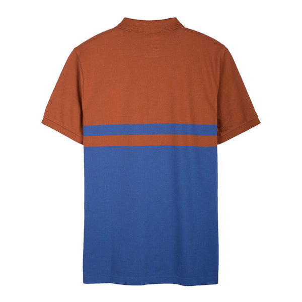 Men's Contrast Stripe Short Sleeve Polo